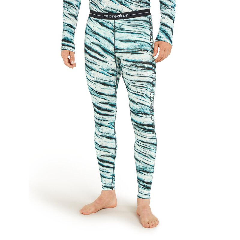 Icebreaker M Merino 200 Oasis Leggings POW AOP image number 0